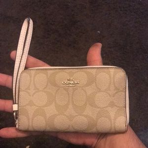 Authentic coach phone wallet